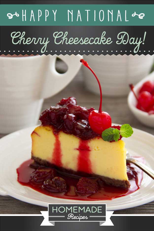 18 Recipes for National Cherry Cheesecake Day! HMR