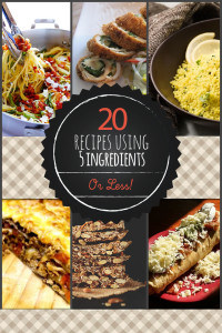 20 Recipes Using 5 Ingredients Or Less