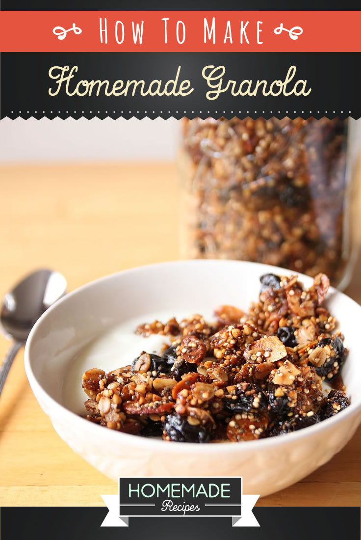 Homemade Granola Recipe | Homemade Recipes