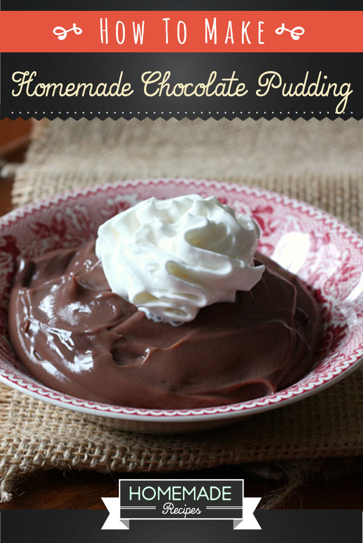 Here's a good recipe of a chocolate pudding