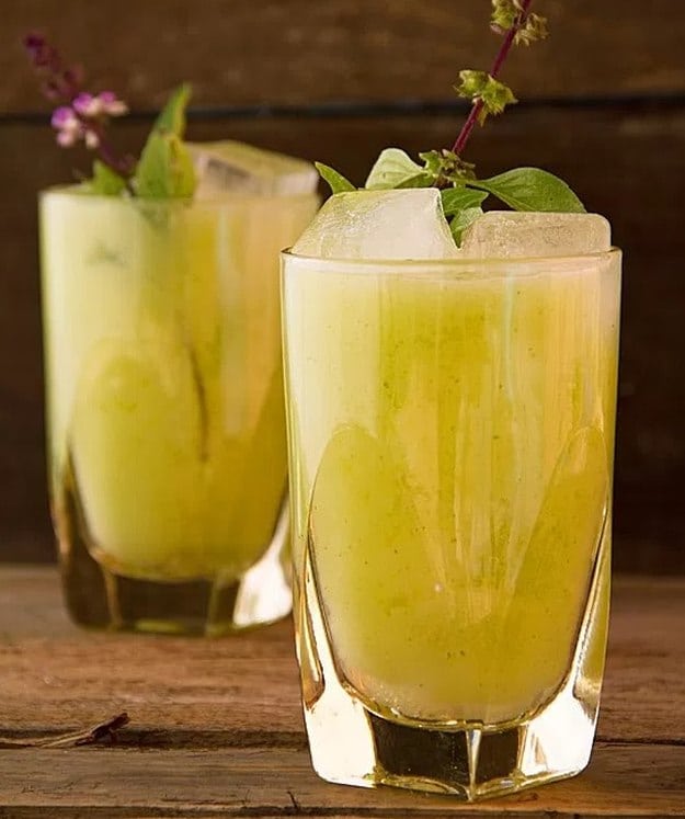 Pear Basil Lemonade | Refreshing Homemade Lemonade Recipes | Homemade Recipes