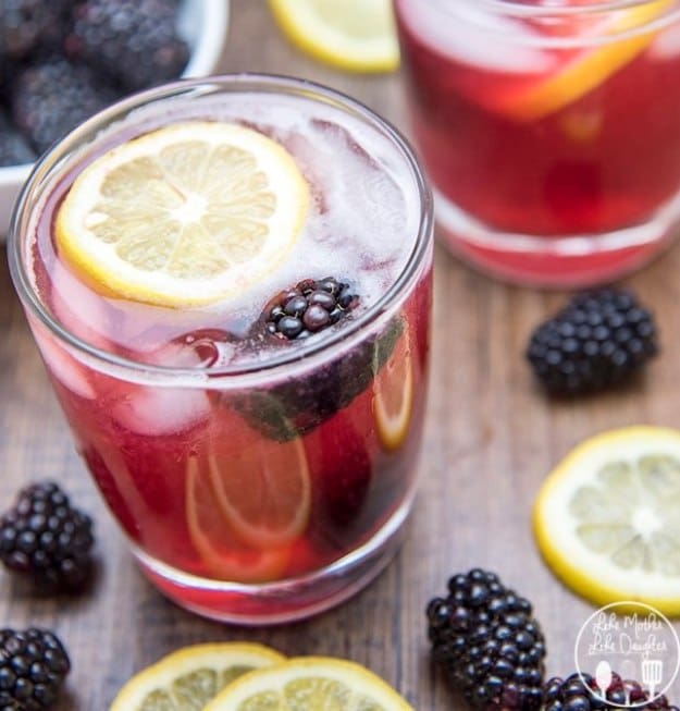 Blackberry Lemonade | Refreshing Homemade Lemonade Recipes | Homemade Recipes