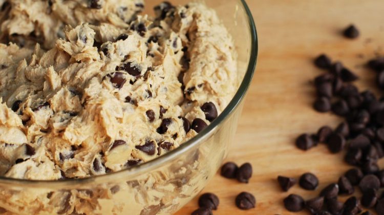 Homemade Chocolate Chip Cookie Dough in mixing bowl prepare for bake| Fathers Day Dessert Recipes for Dads with a Sweet Tooth | Featured