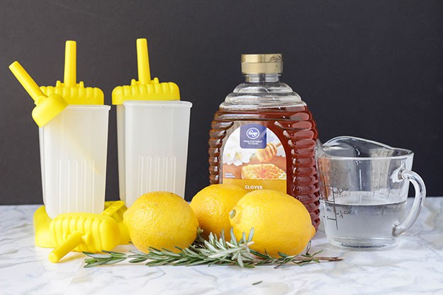 Healthy Homemade Popsicles – Lemon Rosemary | Homemade Recipes //homemaderecipes.com/healthy/lemon-rosemary-homemade-popsicles