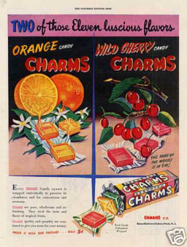 Fun Old Time Candy Products - Vintage Ads| Homemade Recipes http://homemaderecipes.com/course/appetizers-snacks/old-time-candy