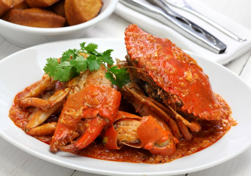 chilli mud crab fried mantou singapore | crab recipes pasta