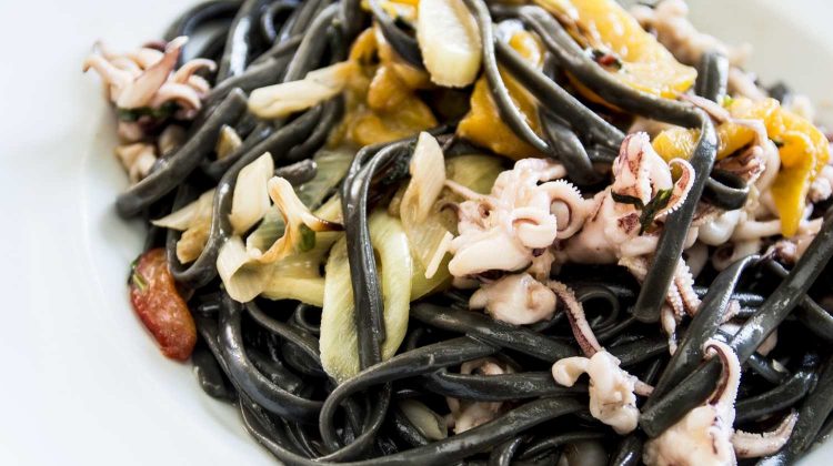 black linguine seafood pasta-pasta recipes-pb-feature