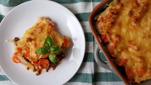 casserole scalloped oven dish-healthy ground beef recipes-pb-feature