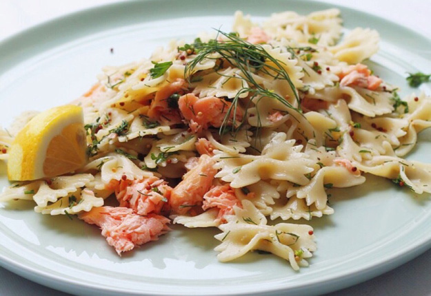 Easy Pasta Salad Recipe | Smoked Salmon