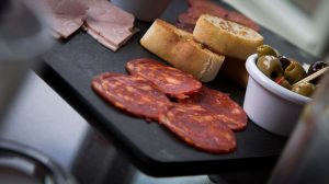 Meat and Bread Slices on Top of Black Table-salami recipes-px-feature