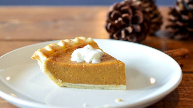 baked pie with topping on white ceramic plate-pumpkin recipes-px-feature