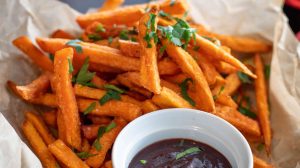 French Fries With Dipping Sauce-sweet potato recipes-px-feature