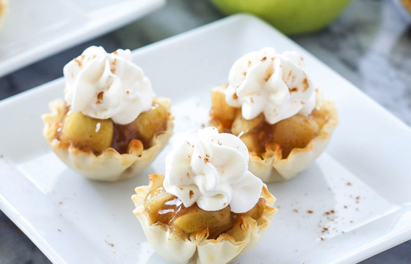 no bake apple pie bites | thanksgiving desserts to impress