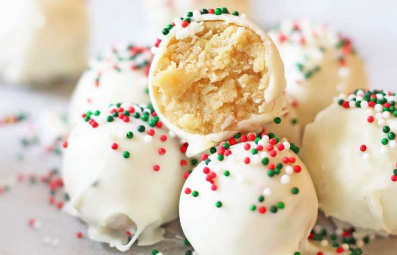 christmas sugar cookie truffles no bake | christmas dinner ideas