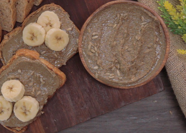 Sunflower Seed Butter Plated