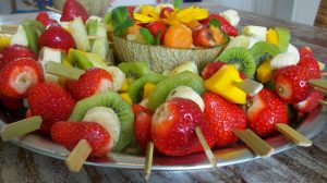 fruit skewers-christmas party food ideas-pb-feature
