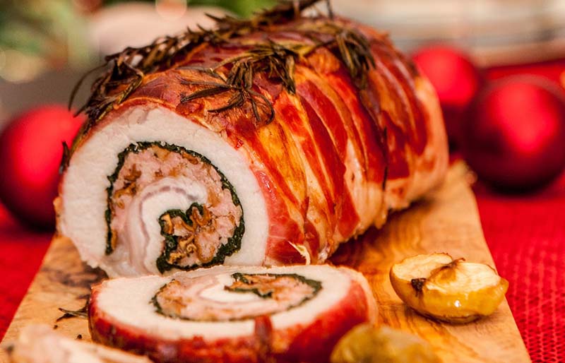 prosciutto pork loin | christmas dinner ideas