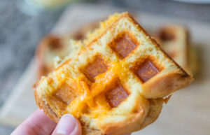 waffle iron grilled cheese | breakfast ideas