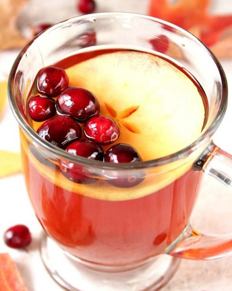 apple cranberry tea | hot tea flavors