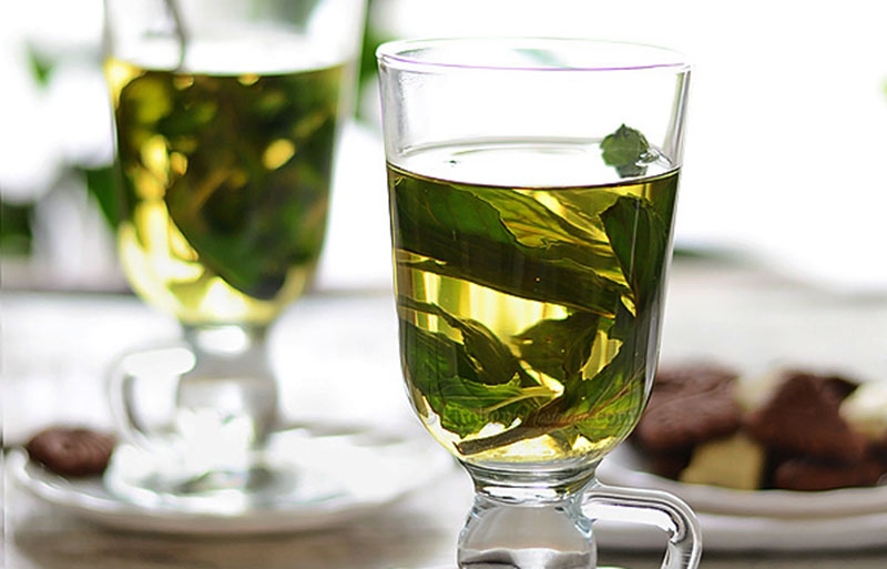 fresh mint tea | hot tea flavors