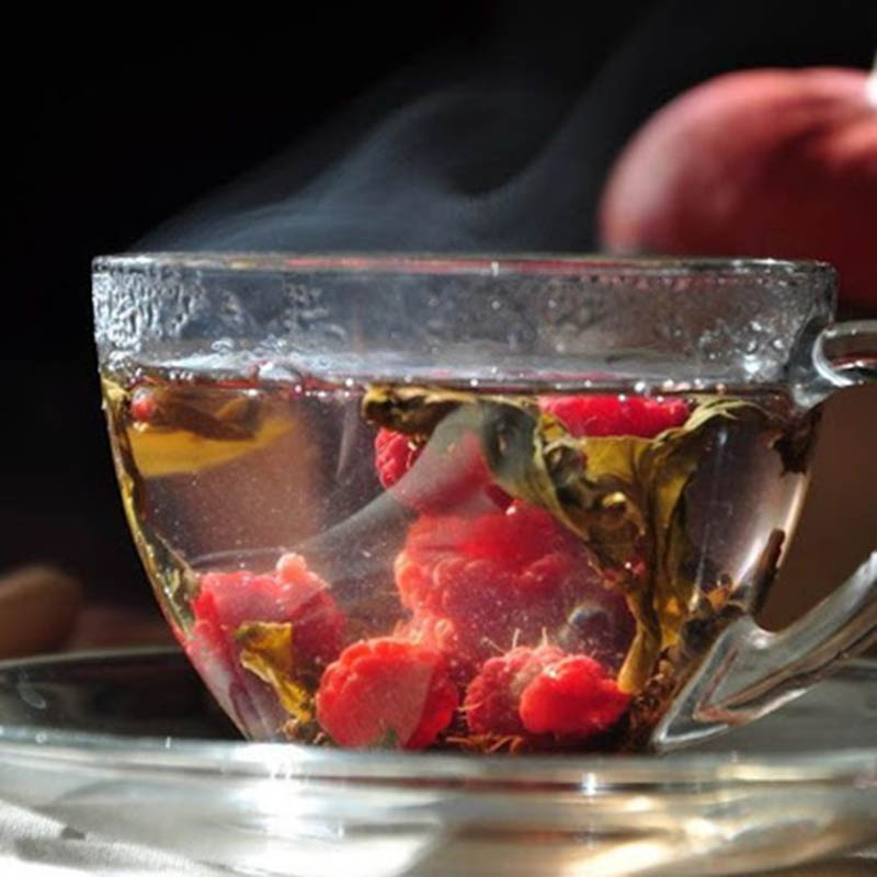 hot raspberry tea | hot tea flavors