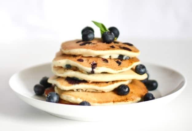 Homemade Blueberry Buttermilk Pancakes | Easy Pancake Recipes 
