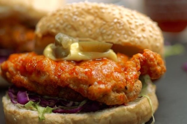 Sriracha Chicken Burger | Quick and Easy Chicken Recipes | Homemade Recipes
