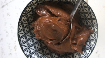 Bowl of Chocolate Spread With Spoon-Homemade Chocolate Spread-px-feature
