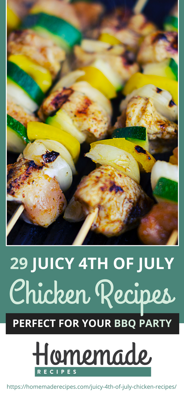Pinterest Placard | 29 Juicy 4th Of July Chicken Recipes Perfect For Your BBQ Party | cooking recipes for chicken