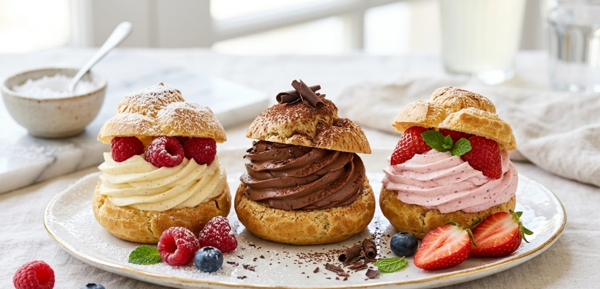 13 Irresistible Cream Puff Fillings You Can Prepare
