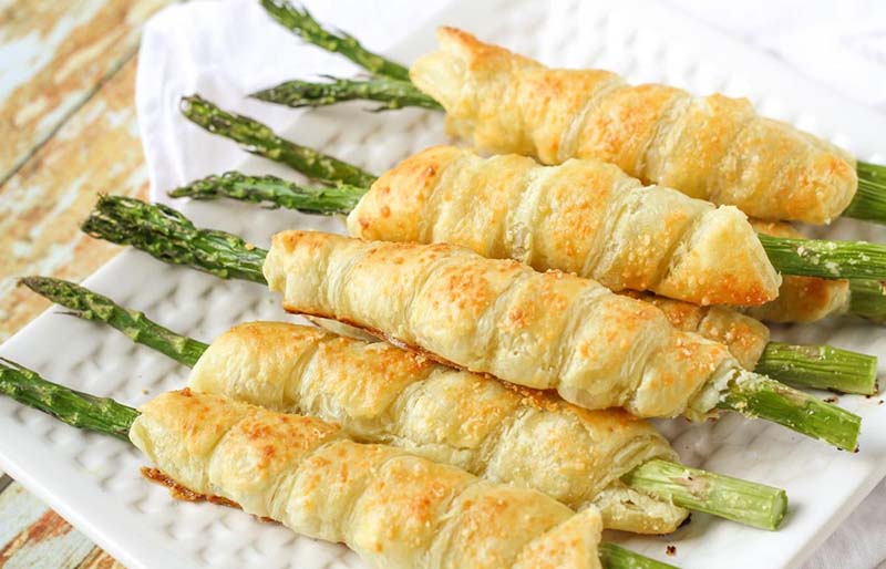asparagus rolls | christmas side dishes