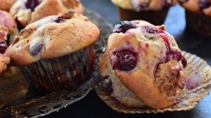 berry muffins | Easy Gluten Free Coconut Flour Muffins | featured