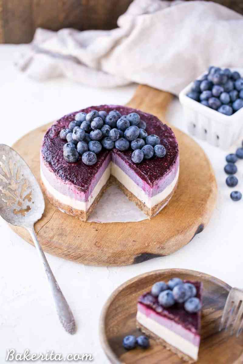 No-Bake-Layered-Blueberry-Cheesecake |Is cheesecake gluten free
