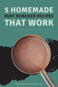 placard | 5 Homemade Rust Remover Recipes That Work