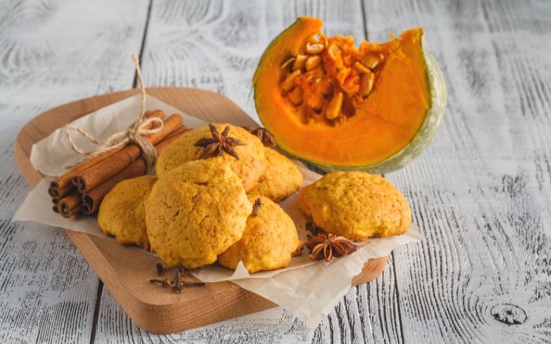 pumpkin cookies on wooden table | Irresistible Pumpkin Spice Cookies For The Perfect Fall Snack