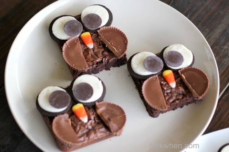 Brownie Owl Treats | spooky halloween treats