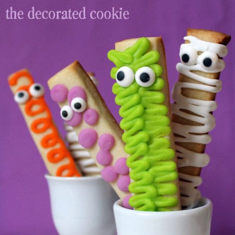 Monster Cookie Sticks | halloween recipes for kids