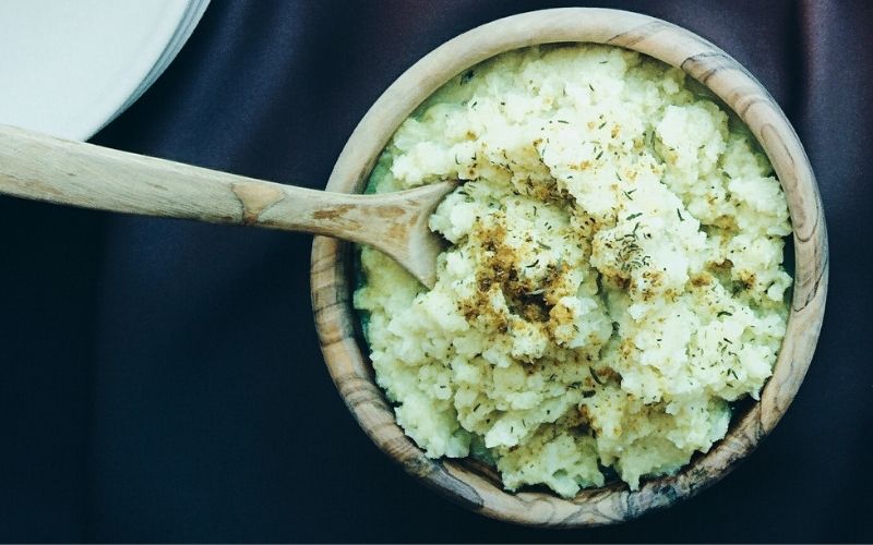 mashed cauliflower | vegan recipes