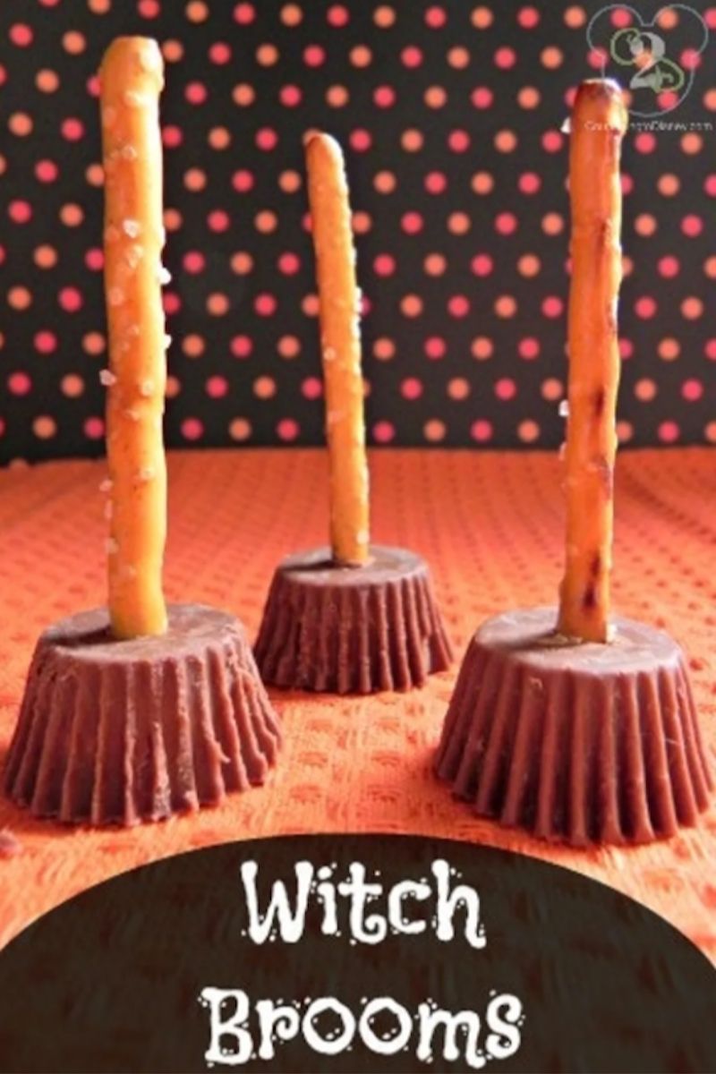 Witch Brooms | fancy halloween desserts