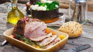 pork roast | Thanksgiving Turkey Alternatives For People Who Won't/Can't Eat Turkey | Featured
