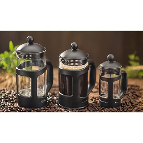 OVENTE French Press Coffee Maker 1-Cup 27 oz. with Stainless Steel