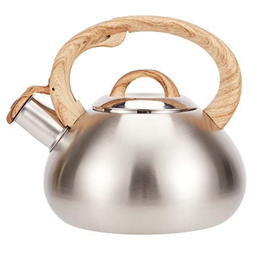 Check out Tea Kettle-2.1 Quart Stove Top Whistling Teapot - Silver Stainless Steel Teakettle with Cool Touch Ergonomic Handle,for Tea, Coffee, Milk at https://homemaderecipes.com/product/tea-kettle-2-1-quart-stove-top-whistling-teapot-silver-stainless-steel-teakettle-with-cool-touch-ergonomic-handlefor-tea-coffee-milk/
