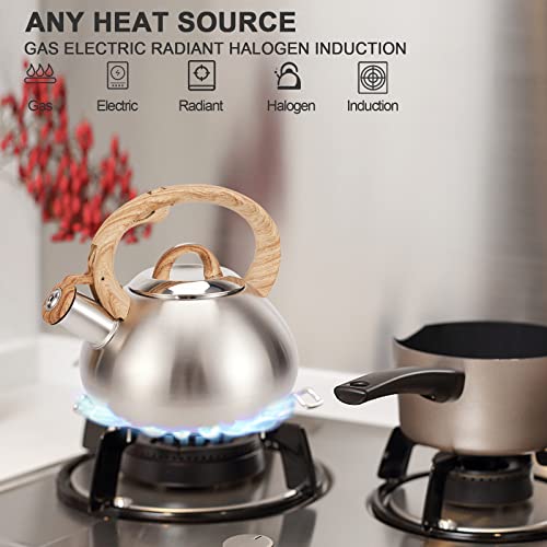 Check out Tea Kettle-2.1 Quart Stove Top Whistling Teapot - Silver Stainless Steel Teakettle with Cool Touch Ergonomic Handle,for Tea, Coffee, Milk at https://homemaderecipes.com/product/tea-kettle-2-1-quart-stove-top-whistling-teapot-silver-stainless-steel-teakettle-with-cool-touch-ergonomic-handlefor-tea-coffee-milk/