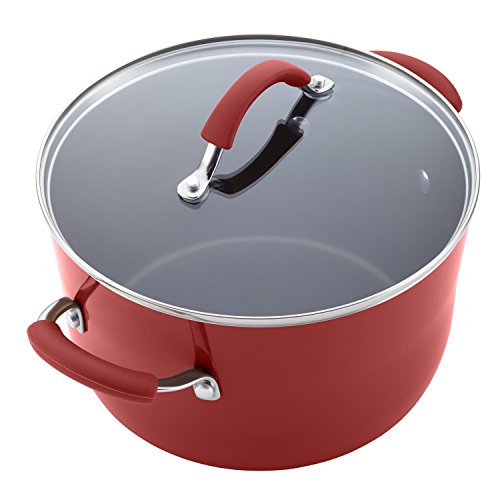 Check out Rachael Ray Cucina Nonstick Cookware Pots and Pans Set, 12 Piece, Cranberry Red at https://homemaderecipes.com/product/rachael-ray-cucina-nonstick-cookware-pots-and-pans-set-12-piece-cranberry-red/