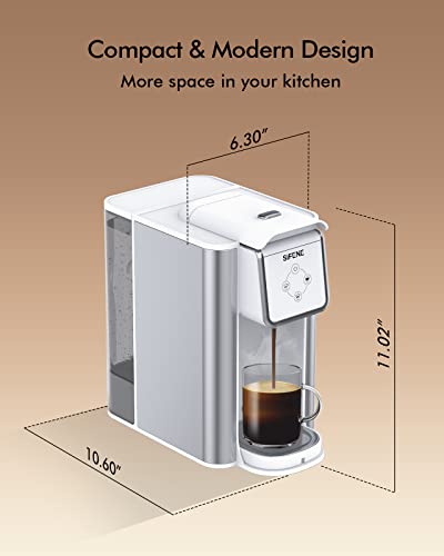 Check out SIFENE Single Serve Coffee Machine, 3 in 1 Pod Coffee Maker For Single Serve Capsule pod, Ground Coffee Brewer, Leaf Tea Maker, 6 to 10 Ounce Cup, Removable 50 Oz Water Reservoir at https://homemaderecipes.com/product/sifene-single-serve-coffee-machine-3-in-1-pod-coffee-maker-for-single-serve-capsule-pod-ground-coffee-brewer-leaf-tea-maker-6-to-10-ounce-cup-removable-50-oz-water-reservoir/