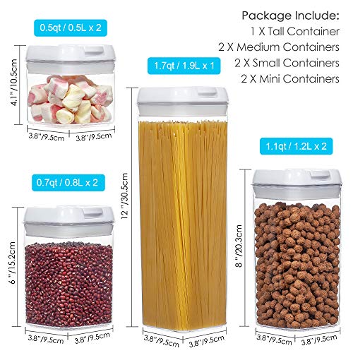 Check out Vtopmart Airtight Food Storage Containers, 7 Pieces BPA Free Plastic Cereal Containers with Easy Lock Lids, for Kitchen Pantry Organization and Storage, Include 24 Labels at https://homemaderecipes.com/product/vtopmart-airtight-food-storage-containers-7-pieces-bpa-free-plastic-cereal-containers-with-easy-lock-lids-for-kitchen-pantry-organization-and-storage-include-24-labels/