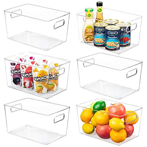 Check out YIHONG Clear Pantry Storage Organizer Bins, 6 Pack Plastic Food Storage Bins with Handle for Kitchen,Refrigerator, Freezer,Cabinet Organization and Storage at https://homemaderecipes.com/product/yihong-clear-pantry-storage-organizer-bins-6-pack-plastic-food-storage-bins-with-handle-for-kitchenrefrigerator-freezercabinet-organization-and-storage/