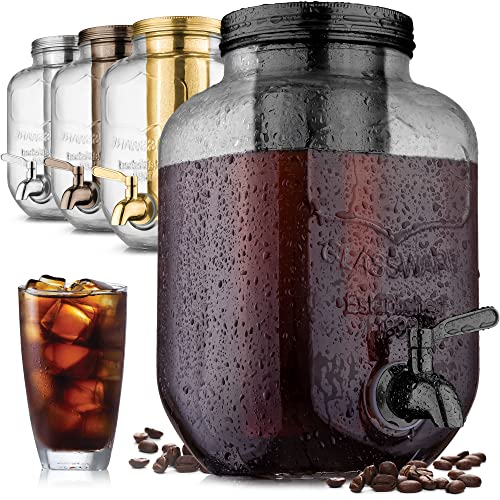 Check out Zulay Kitchen 1 Gallon Cold Brew Coffee Maker with EXTRA-THICK Glass Carafe & Stainless Steel Mesh Filter - Premium Iced Coffee Maker, Cold Brew Pitcher & Tea Infuser (Black) at https://homemaderecipes.com/product/zulay-kitchen-1-gallon-cold-brew-coffee-maker-with-extra-thick-glass-carafe-stainless-steel-mesh-filter-premium-iced-coffee-maker-cold-brew-pitcher-tea-infuser-black/