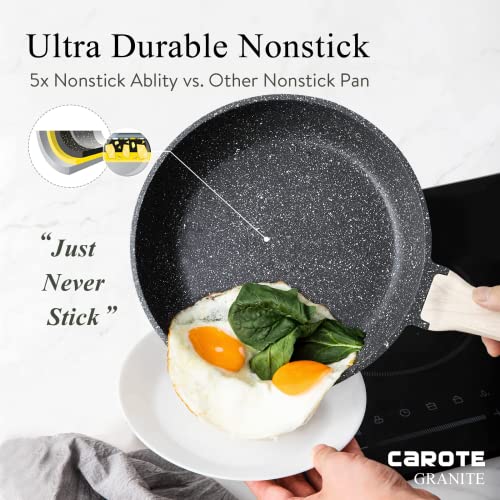Check out CAROTE Nonstick Frying Pan Skillet,Non Stick Granite Fry Pan Egg Pan Omelet Pans, Stone Cookware Chef's Pan, PFOA Free,Induction Compatible(Classic Granite, 8-Inch) at https://homemaderecipes.com/product/carote-nonstick-frying-pan-skilletnon-stick-granite-fry-pan-egg-pan-omelet-pans-stone-cookware-chefs-pan-pfoa-freeinduction-compatibleclassic-granite-8-inch/