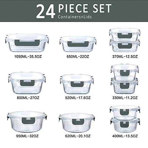 Check out M MCIRCO 24-Piece Glass Food Storage Containers with Upgraded Snap Locking Lids,Glass Meal Prep Containers Set - Airtight Lunch Containers, Microwave, Oven, Freezer and Dishwasher at https://homemaderecipes.com/product/m-mcirco-24-piece-glass-food-storage-containers-with-upgraded-snap-locking-lidsglass-meal-prep-containers-set-airtight-lunch-containers-microwave-oven-freezer-and-dishwasher/